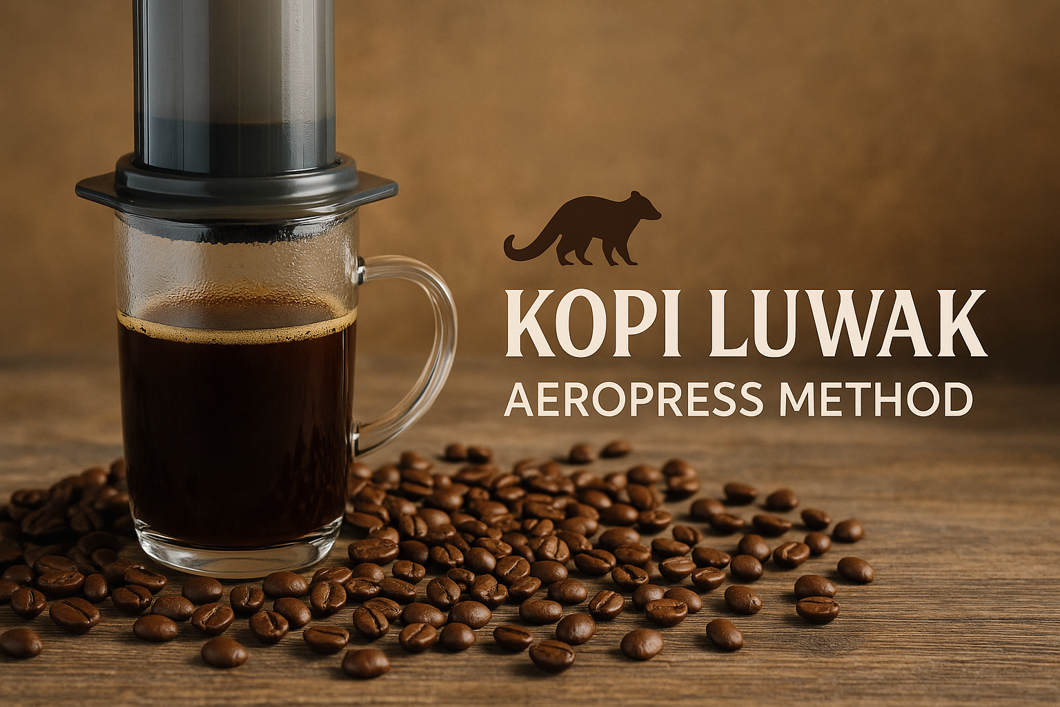 How to Make Kopi Luwak with AeroPress Method Expert Guide