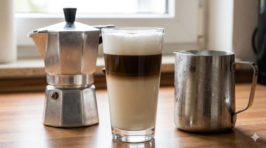 How to Make Latte at Home with Moka Pot: Complete Guide