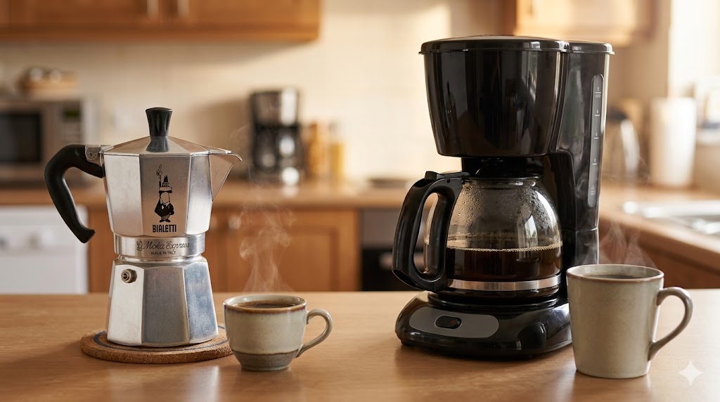 Moka Pot vs Drip Coffee Maker 2025: Which Brews Better Coffee?