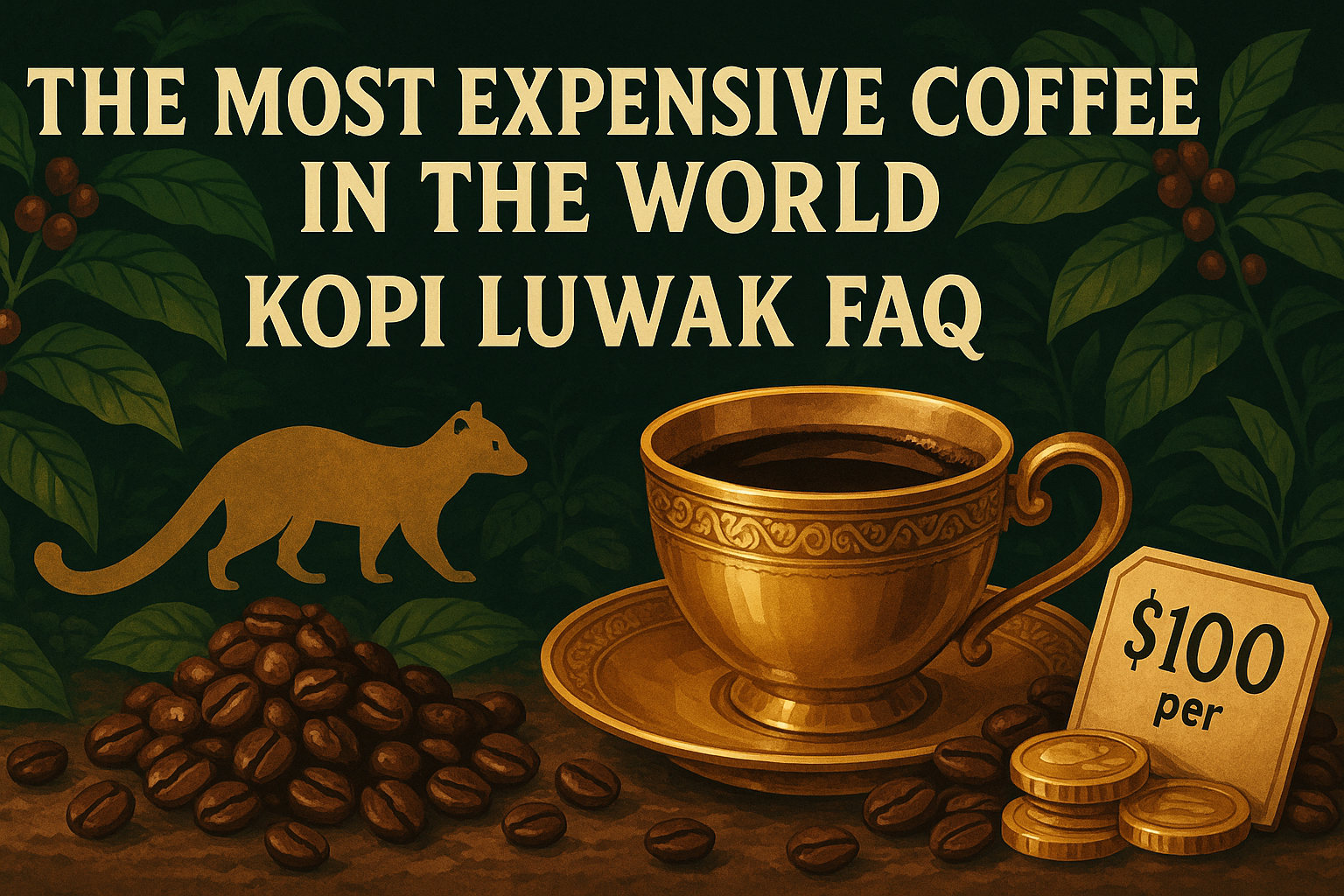 The Most Expensive Coffee in the World - Kopi Luwak FAQ