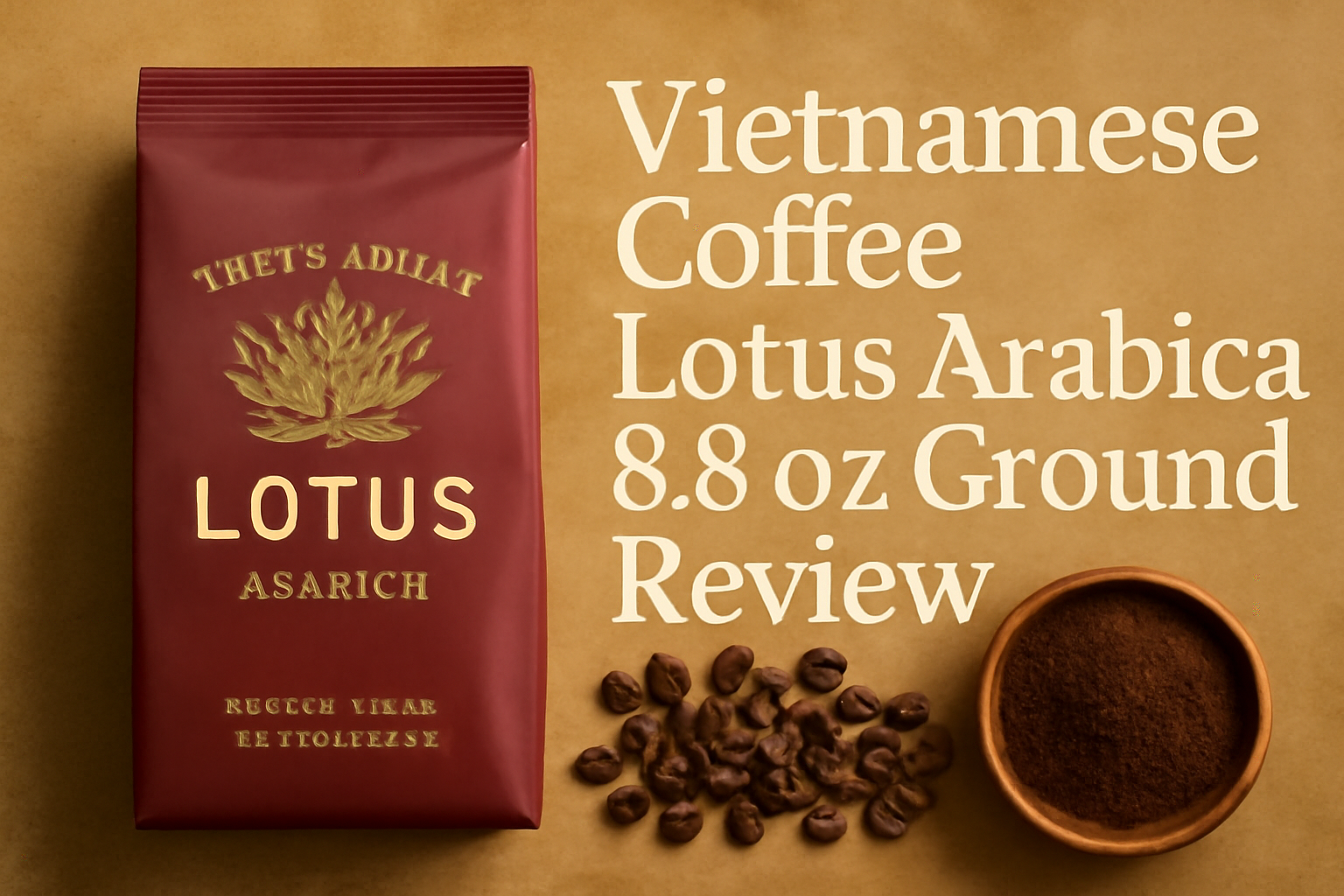 Vietnamese Coffee Lotus Arabica 8.8 oz Ground Review