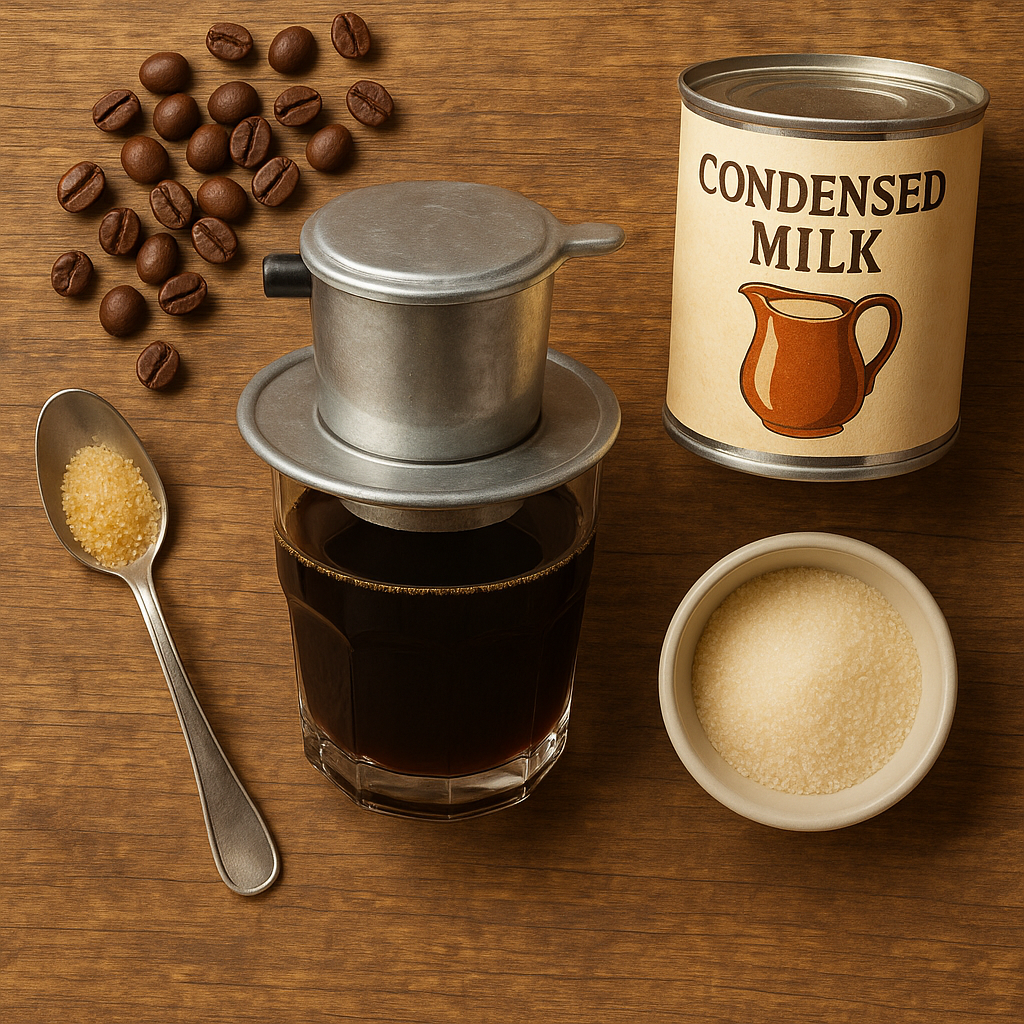 Vietnamese Coffee Equipment and Brewing Setup