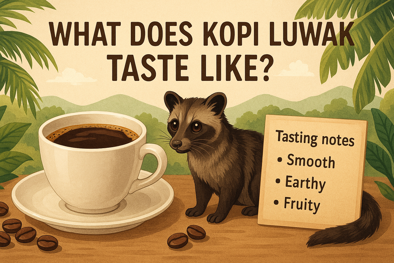 What Does Kopi Luwak Taste Like - Complete Flavor Guide